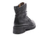Felmini combat boots with laces and zip leather upper